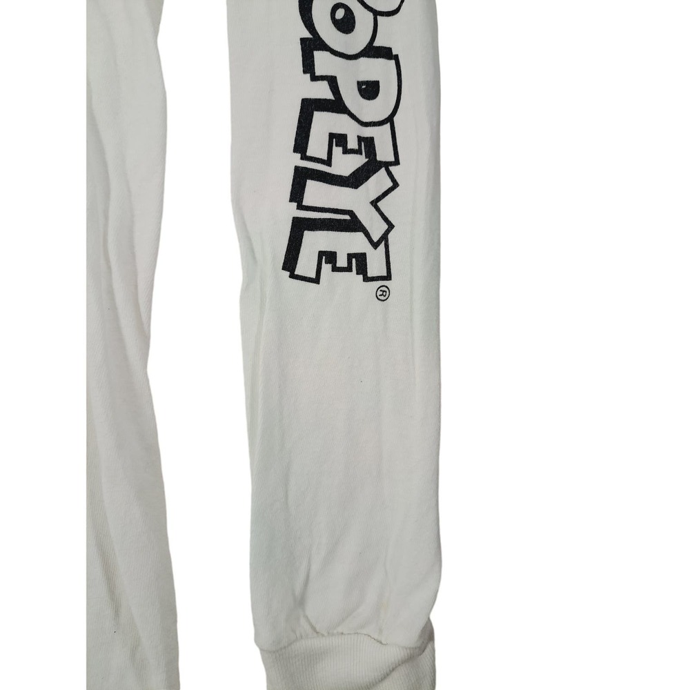 M&O Gold Unisex Popeye Graphic T-Shirt Long-Sleeve Size: Medium - Picture 8 of 9